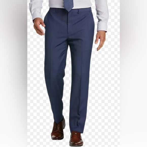 Ralph Lauren‎ men’s 38/30 pants double button at the front navy blue - Picture 1 of 8